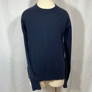 Crewcuts Girls Navy with White Polka Dot Sweater Size 14
